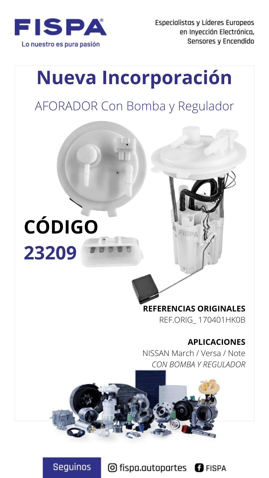 novedad repuesto 23209